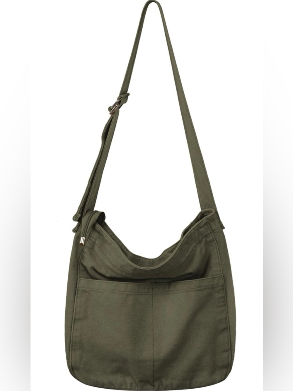 Women’s Olive Green Canvas Crossbody Bag